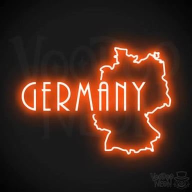 A sign or graphic displaying the German word for no.