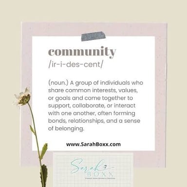 A group gathered to represent shared values and identity