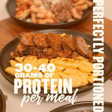Examples of meat foods, including beef, chicken, and pork.