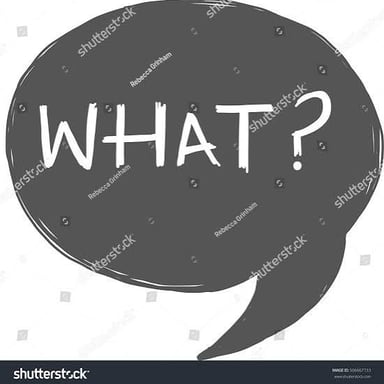 A speech bubble showing the conversational phrase “I tell you what.”