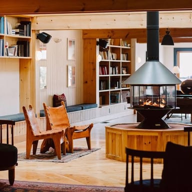 A small lodging house offering travelers a place to stay overnight.