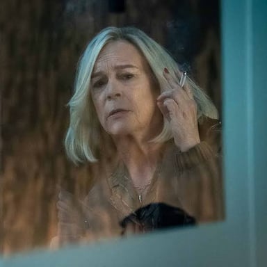 Jamie Lee Curtis portraying Donna Berzatto, the family matriarch in The Bear