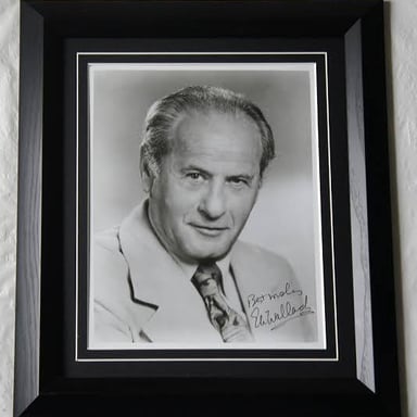 Portrait photographs of actors Eli Wallach and Eli Roth.