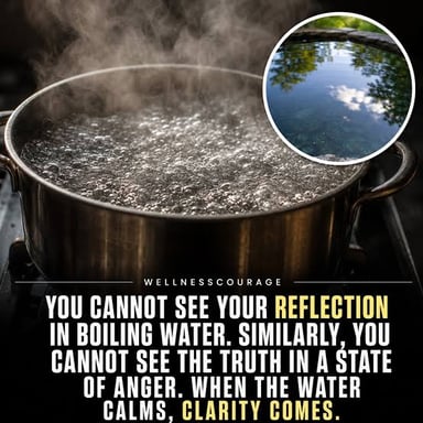 Liquid bubbling as it boils, the image behind the word seethe.