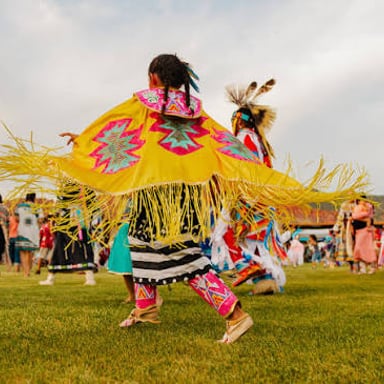 A contemporary Ute cultural event in Utah, representing the Indigenous Ute peoples.