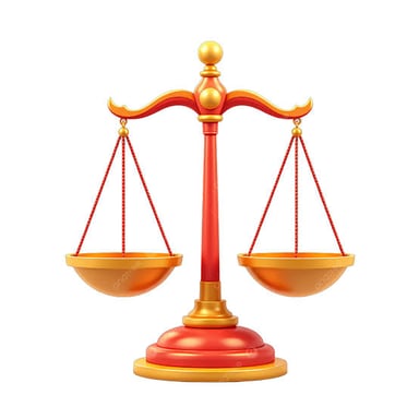 Balanced scales representing fairness and impartiality.