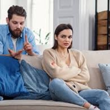 A person looks preoccupied by a worry that keeps troubling them.