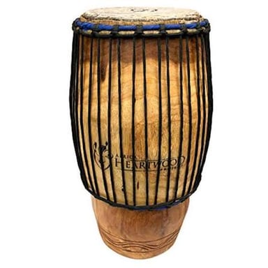 A pair of tall conga drums used for hand percussion.