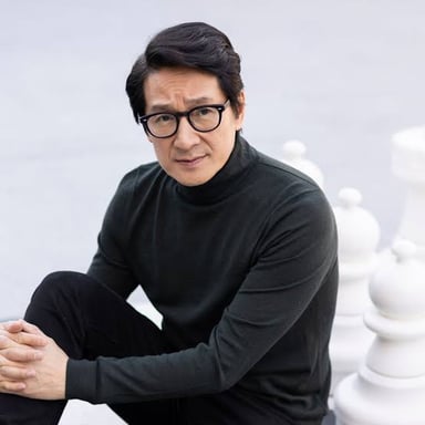 Actor Ke Huy Quan at a public event.