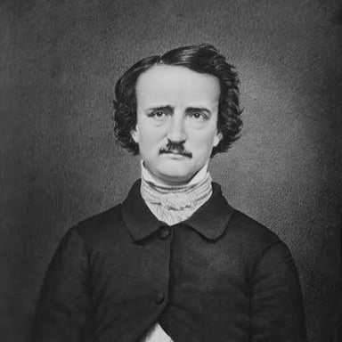 Portrait of Edgar Allan Poe, the writer whose middle name was Allan.