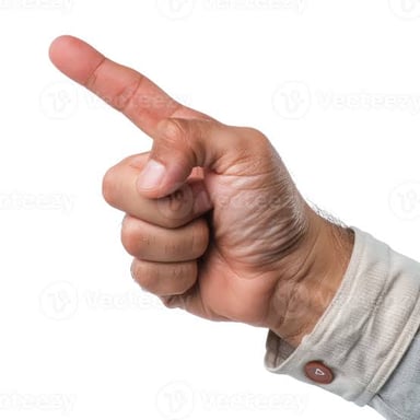One person giving another person a directive