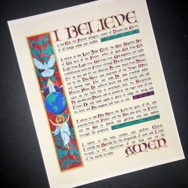 A church or manuscript associated with the Nicene Creed.