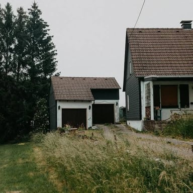 A home with its occupants away.
