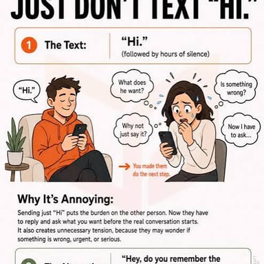 A text message exchange with “heh” as a brief, amused reply.