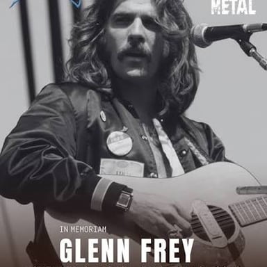 Glenn Frey, the singer, guitarist, and Eagles co-founder.