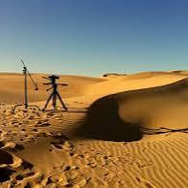 A science-fiction desert scene associated with Dune