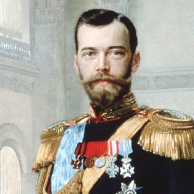 Portrait of Nicholas II, the last emperor of Russia.