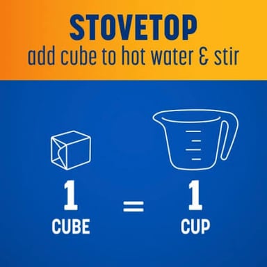 A bouillon cube dissolving in hot water to make broth.