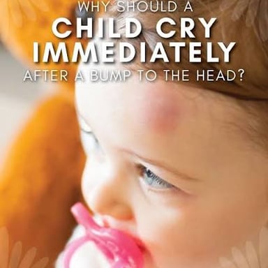 A person reacts to a minor bump with a brief cry of pain.