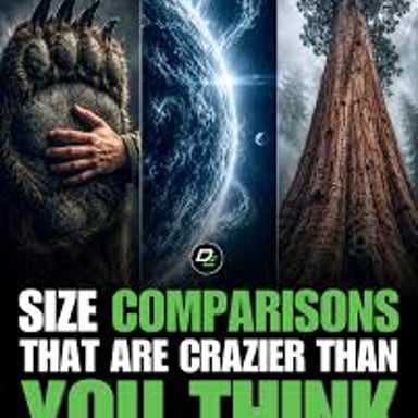 An enormous object shown beside an ordinary-sized object for comparison.