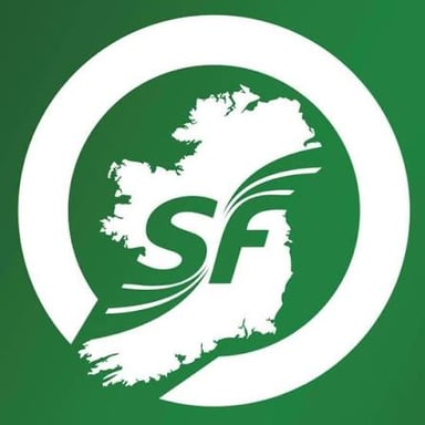 The logo of the Sinn Féin political party.