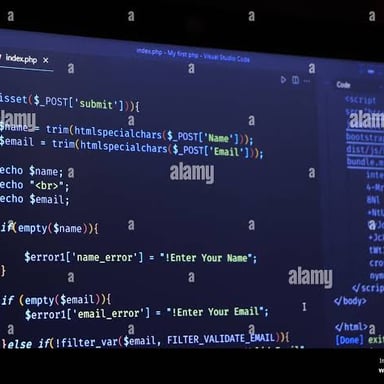 A computer screen displaying Python programming code.