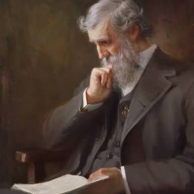 A portrait of conservationist John Muir in a natural landscape.