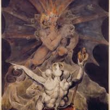 The number 666 shown in a dark symbolic religious context