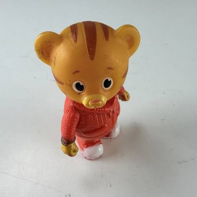Daniel Tiger, the young animated tiger character from Daniel Tiger’s Neighborhood.