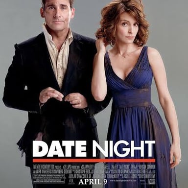A romantic comedy poster representing an upbeat feel-good movie choice.