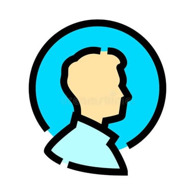 A digital avatar used to represent a person or identity online.