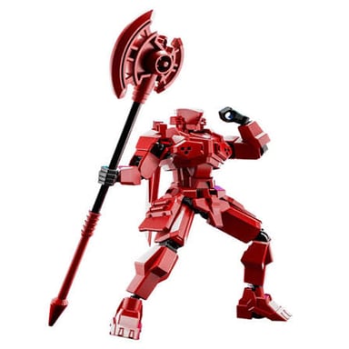 A poseable character toy with movable joints, representing an action figure.