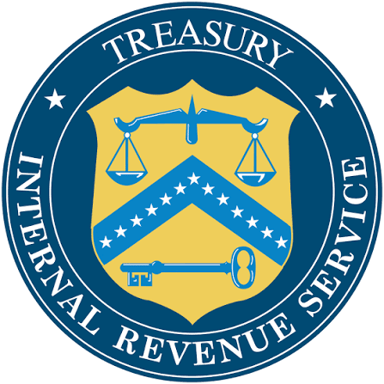 Sign identifying the U.S. Internal Revenue Service