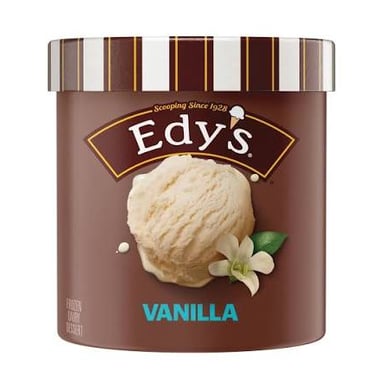 A carton of Edy’s ice cream