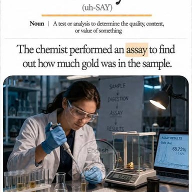 A laboratory worker tests a sample as part of a chemical assay.