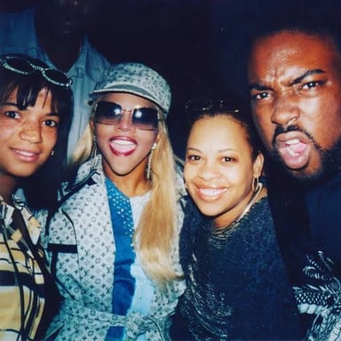 Rapper Lil Kim, known for her work as a solo artist and with Junior M.A.F.I.A.