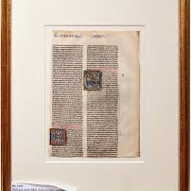 An illustrated Bible page representing the Book of Ezekiel.