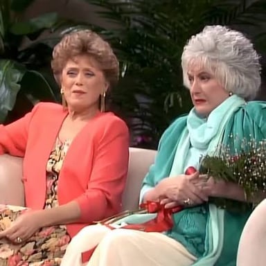 Bea Arthur portraying Dorothy Zbornak, her character on The Golden Girls.