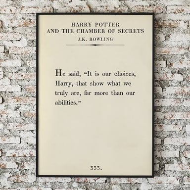 An open book displaying a traditional proverb.