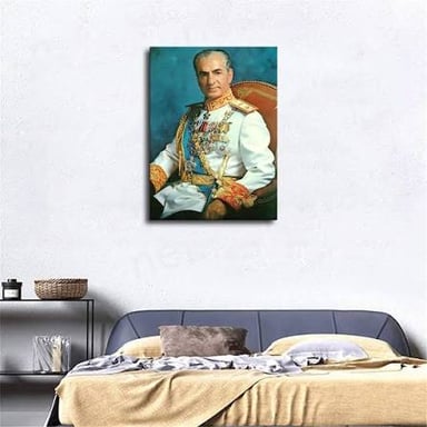 An official portrait of Mohammad Reza Pahlavi, Iran’s last shah.