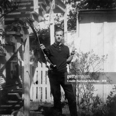 Archival portrait of Lee Harvey Oswald, the historical figure featured in Stephen King's novel 11/22/63.