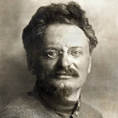 Portrait of Leon Trotsky, the Russian revolutionary and political writer.