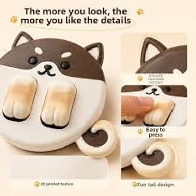 An animal paw reaching toward a light switch.
