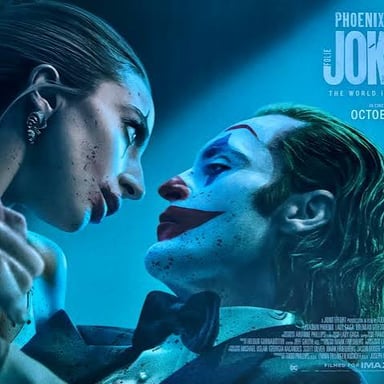 Promotional artwork for the film Joker: Folie à Deux.