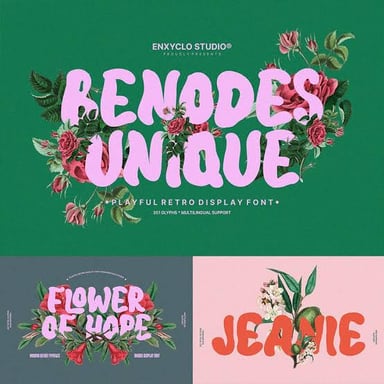 The word NEATO in playful lettering, representing informal praise.