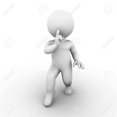 A person moving cautiously and quietly while trying not to be noticed