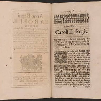 A written court order illustrating the legal meaning of a writ.