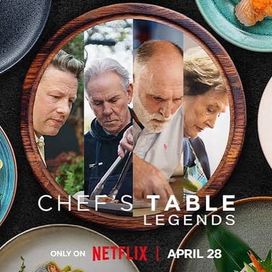 Chef’s Table, a documentary series featuring portraits of chefs and their cooking.