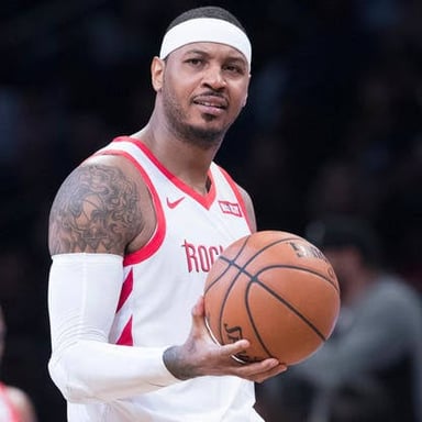 Carmelo Anthony, the former NBA basketball player.