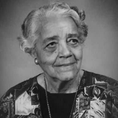 A portrait of mathematician Dorothy Vaughan.